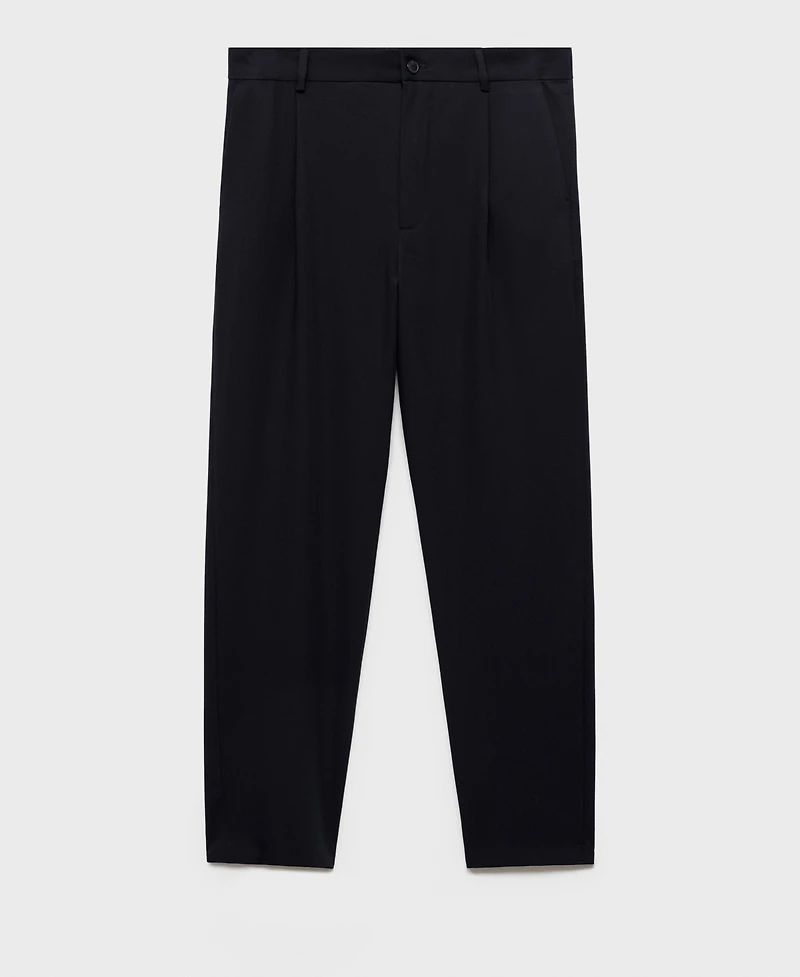 Mango Men's Fluid Straight-Leg Pants