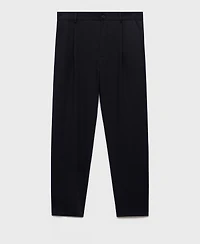 Mango Men's Fluid Straight-Leg Pants