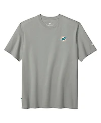 Tommy Bahama Men's Gray Miami Dolphins Huddle Hang Tens T-Shirt