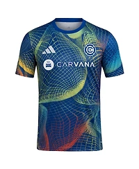 Adidas Men's Blue Chicago Fire 2025 United We Play Aeroready Pre-Match Jersey