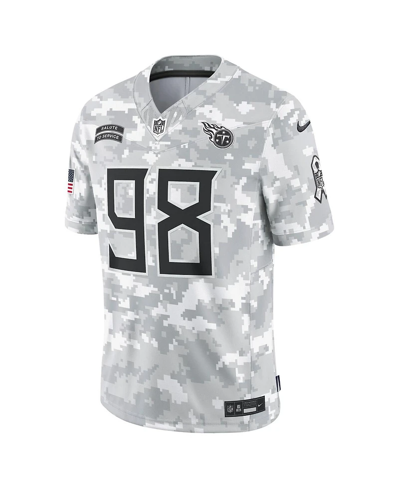 Nike Men's Jeffery Simmons Arctic Camo Tennessee Titans 2024 Salute to Service Limited Jersey