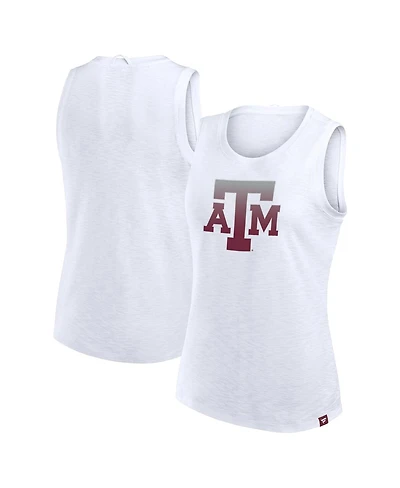 Fanatics Women's White Texas A&M Aggies Activate Slub Tank Top