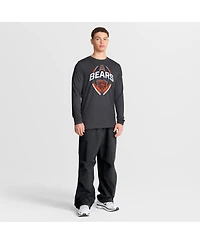 Nike Men's Anthracite Chicago Bears Primetime Legend Icon Performance Long Sleeve T-Shirt