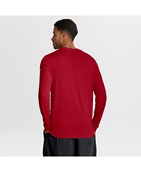 Nike Men's Scarlet San Francisco 49ers Primetime Legend Icon Performance Long Sleeve T-Shirt