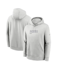 Nike Men's Gray Green Bay Packers Edge Pack French Terry Club Pullover Hoodie