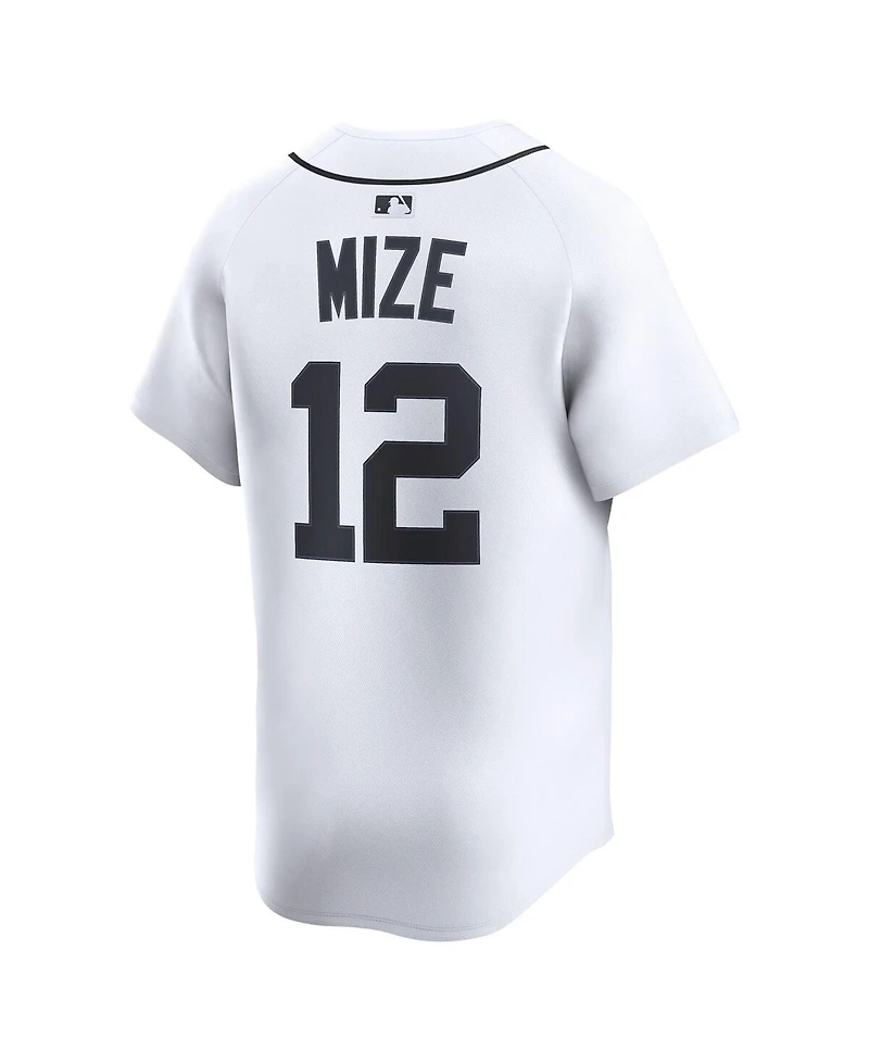 Nike Men's Casey Mize White Detroit Tigers Home Limited Player Jersey