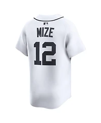 Nike Men's Casey Mize White Detroit Tigers Home Limited Player Jersey