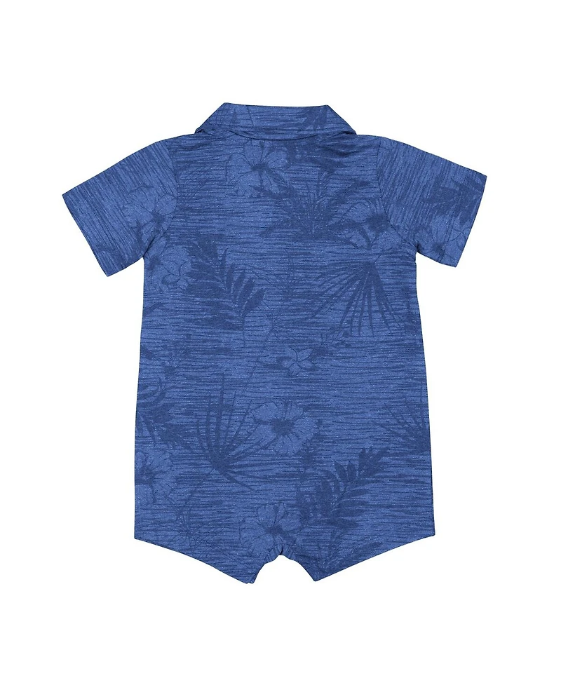 Colosseum Baby Boys and Girls Royal Kansas Jayhawks Fern Romper