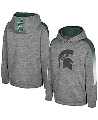 Colosseum Big Boys and Girls Gray Michigan State Spartans The Gang Hoodie