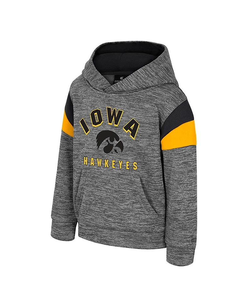 Colosseum Toddler Gray Iowa Hawkeyes Wizard City Hoodie