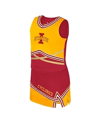 Colosseum Big Girls 2-Piece Cardinal Iowa State Cyclones Lollipop Park Cheer Set