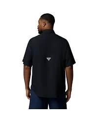 Columbia Men's Black Texas A&M Aggies Tamiami Omni-Shade Button-Down Shirt