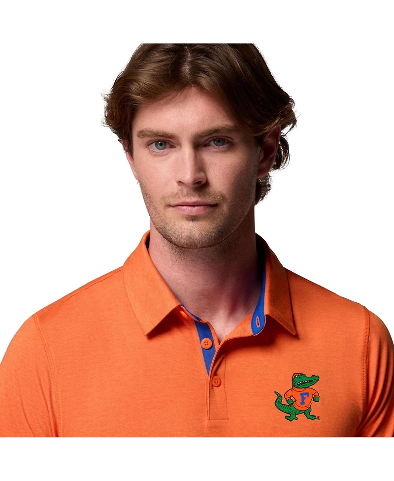 Columbia Men's Orange Florida Gators Tech Trail Polo Shirt