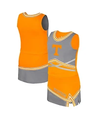 Colosseum Big Girls 2-Piece Tennessee Orange Volunteers Lollipop Park Cheer Set