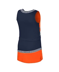 Colosseum Big Girls 2-Piece Navy Auburn Tigers Lollipop Park Cheer Set