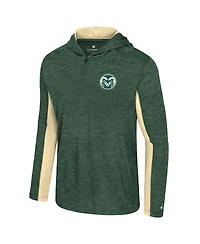 Colosseum Men's Green Colorado State Rams Always Sunny Quarter-Zip Hoodie