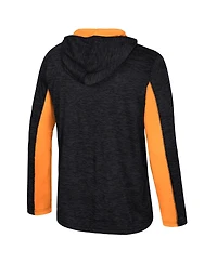 Colosseum Men's Black Tennessee Volunteers Always Sunny Quarter-Zip Hoodie