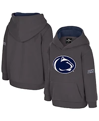 Colosseum Toddler Charcoal Penn State Nittany Lions Big Logo Volume Fleece Pullover Hoodie