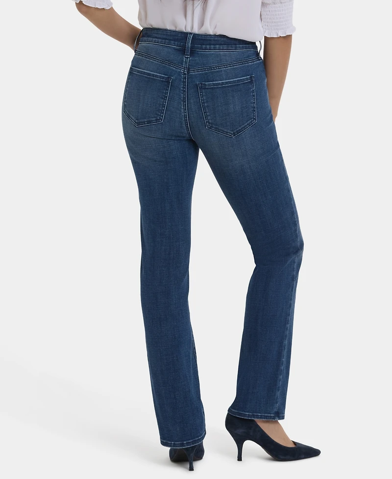 Nydj Women's High Rise Marilyn Straight Jeans