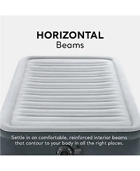 Intex 67765ED Dura Beam Comfort Plus 13" Airbed Mattress w/ Built In Pump, Twin