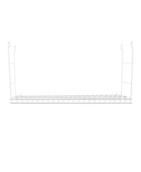 Rubbermaid 24 In Universal Closet Steel Wire Added Storage Hanging Shelf, White