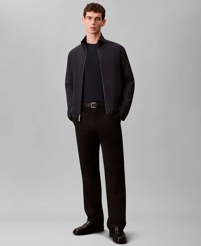 Calvin Klein Men's Yarn-Dyed Zip Jacket