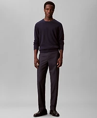 Calvin Klein Men's Slim-Fit Check Trouser Pants