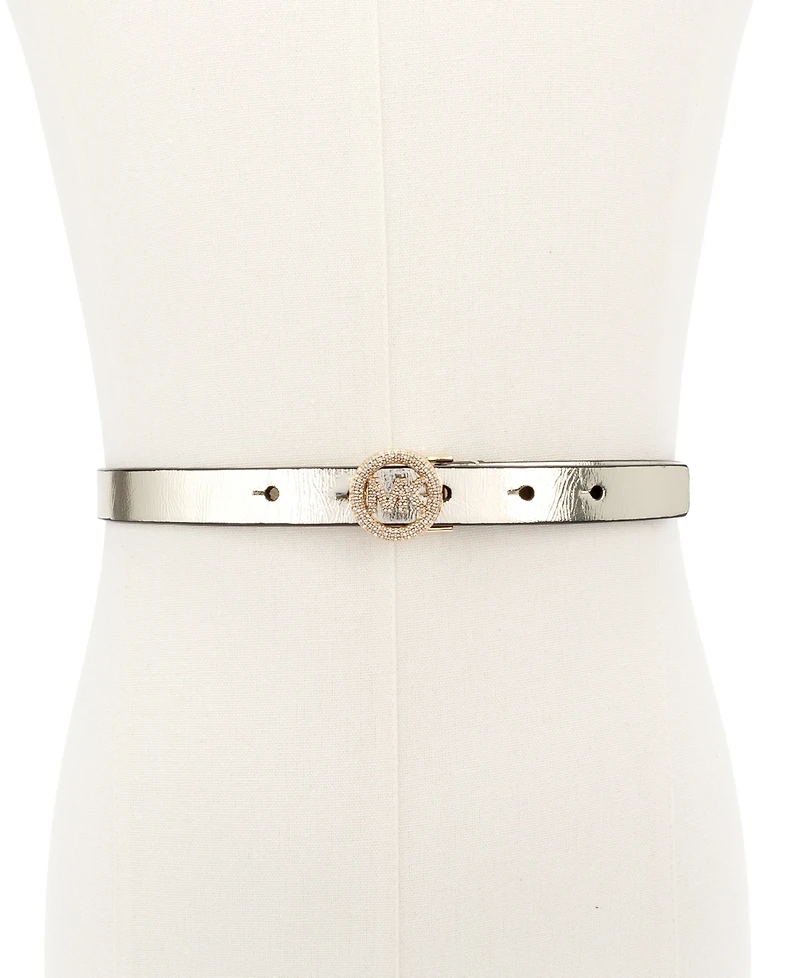 Michael Kors Women's Pave Logo Belt