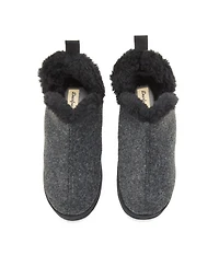 Dearfoams Women's Felted and Plaid Boot Slipper