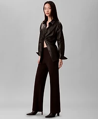 Calvin Klein Jeans Women's Half Milano Slim Pants