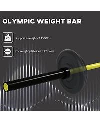 Soozier Olympic Weight Bar, 1500lbs Weight Capacity,