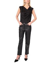 Vince Camuto Women's Cowl Neck Drape Top