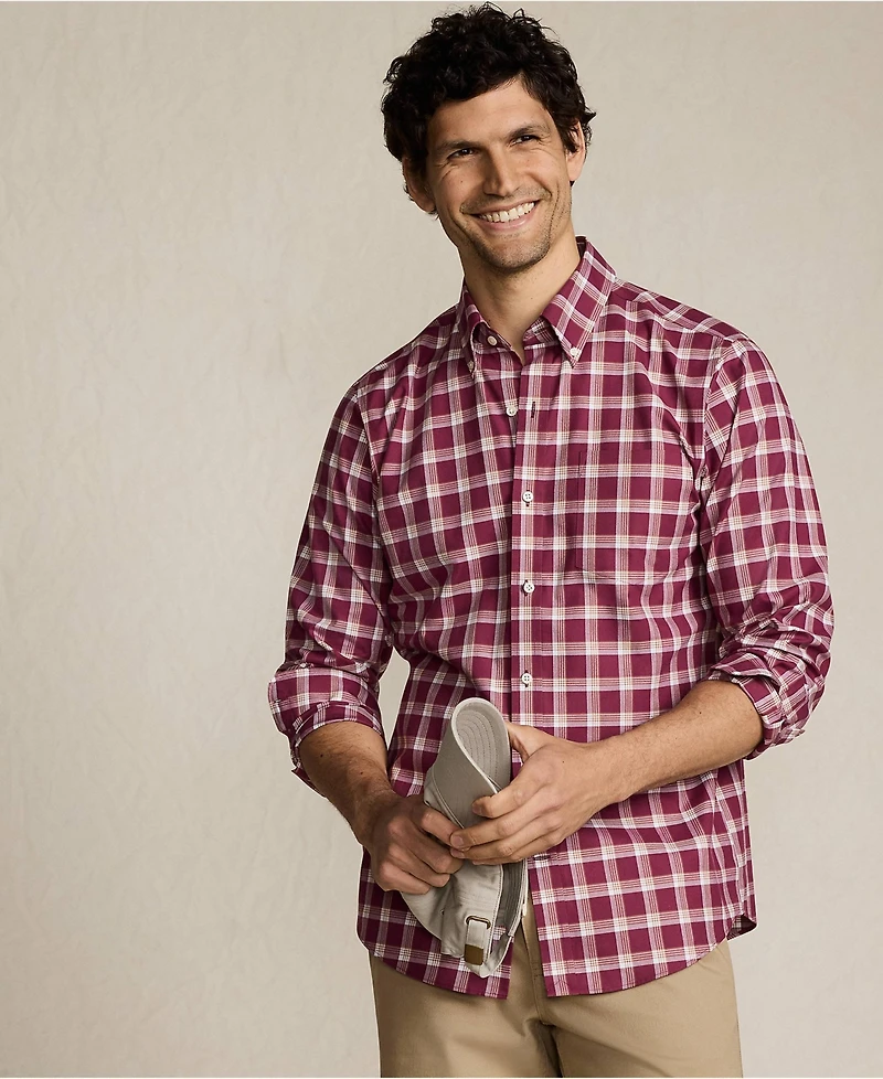 Lands' End Men's Traditional Fit No Iron Twill Shirt