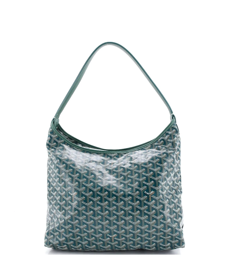 Pre-Owned Goyard Boheme Hobo Printed Coated Canvas