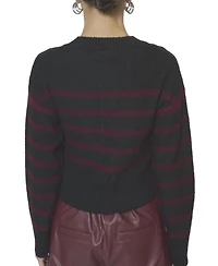 Central Park West Women's Marley Striped Cardigan