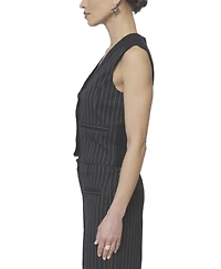Central Park West Women's Astrid Pinstripe Vest