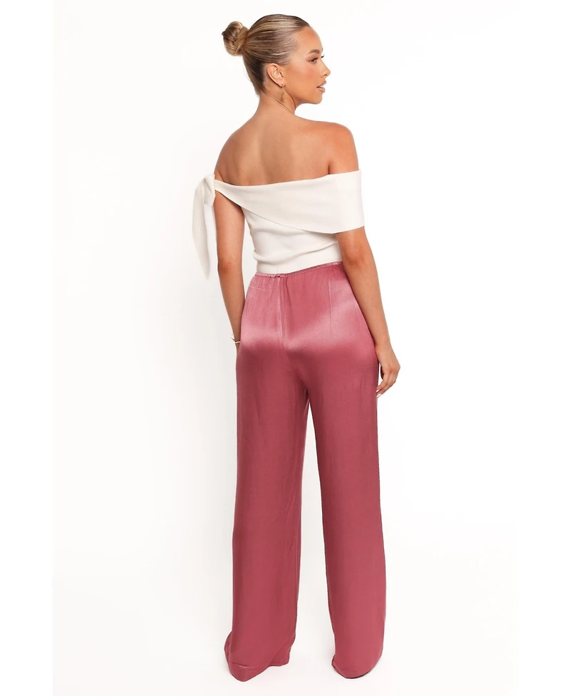 Petal and Pup Carissa Satin Pants