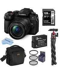 Panasonic Lumix G97 Mirrorless Camera with Lumix G Vario 12-60mm f/3.5-5.6 Aspherical Lens, Black