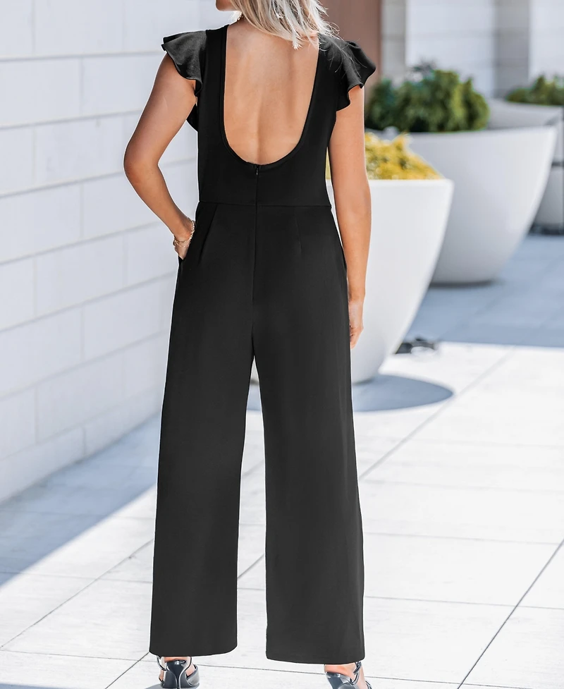Cupshe Women's Sleek One-Piece Utility Jumpsuit