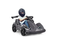 6V Kids Ride-On Go Cart with Remote Control & Safety Belt – Black