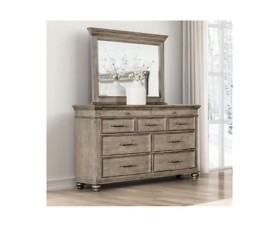 Casainc Weathered Oak Storage Cabinet