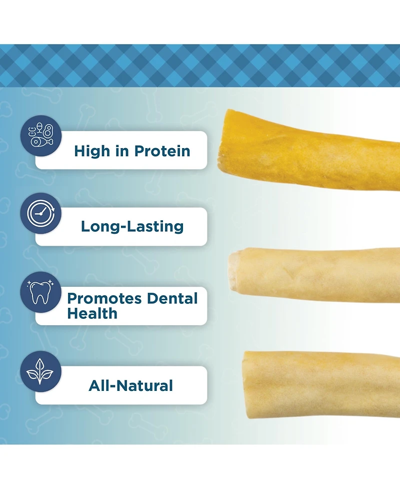 Country Living 5"-7" Cow Tails Dog Chews – 10 Count Bag – All-Natural, Single-Ingredient, Long-Lasting Beef Chews – High-Protein, Grain-Free – Promote