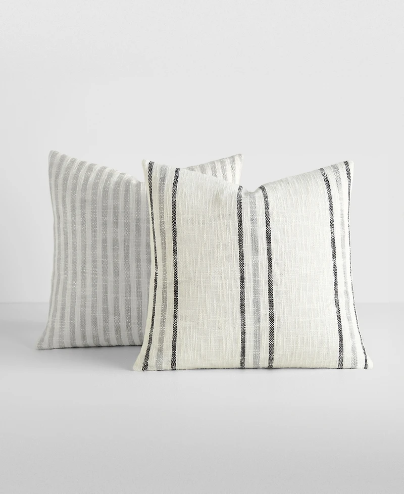 ienjoy Home Yarn-Dyed Patterns 2-Pack Decor Pillows, 20" x