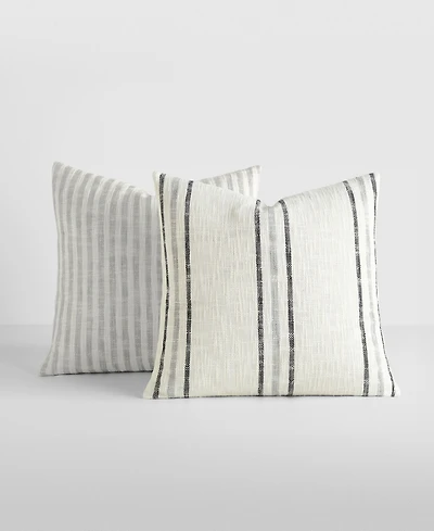 ienjoy Home Yarn-Dyed Patterns 2-Pack Decor Pillows, 20" x