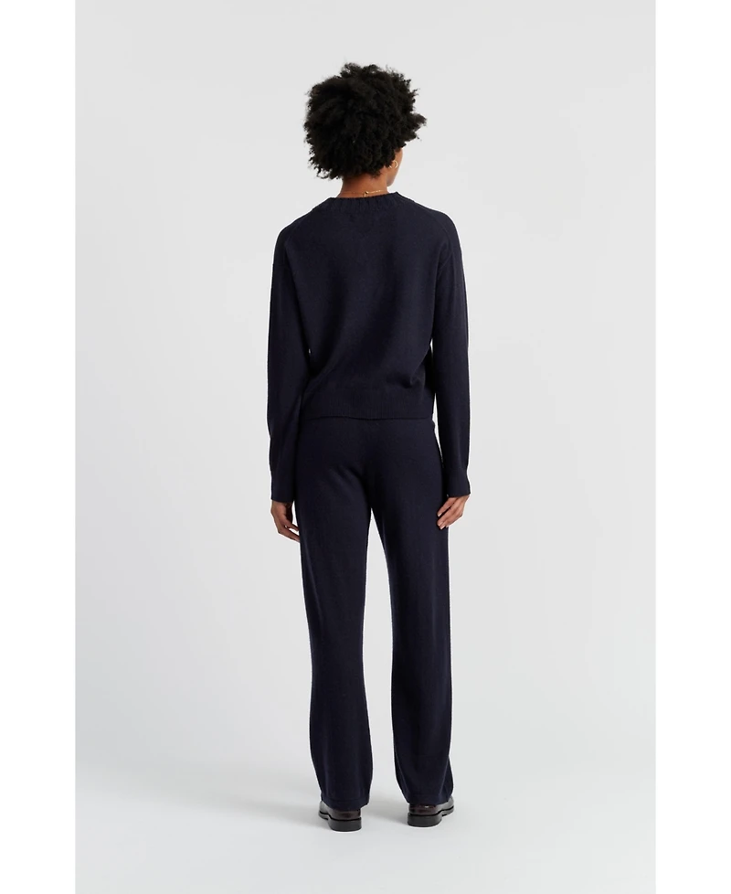 Chinti & Parker Women's Wool-Cashmere Ribbed V-neck Sweater