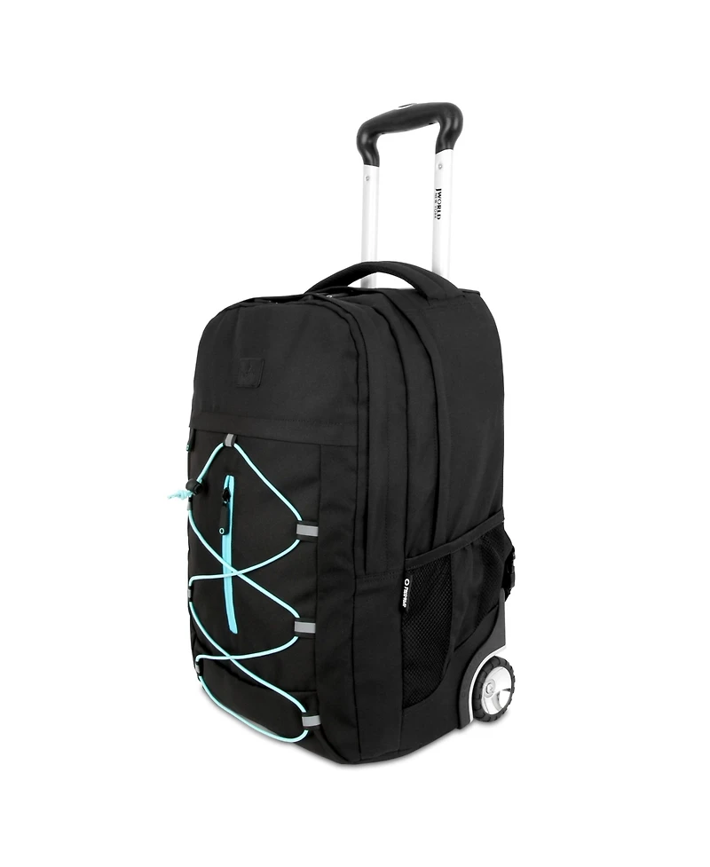J World Lash Wheeled Backpack with Interior Laptop Sleeve for Travel (19 inch)