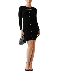 Guess Women's Daphne Detachable Shrug Long Sleeve Dress