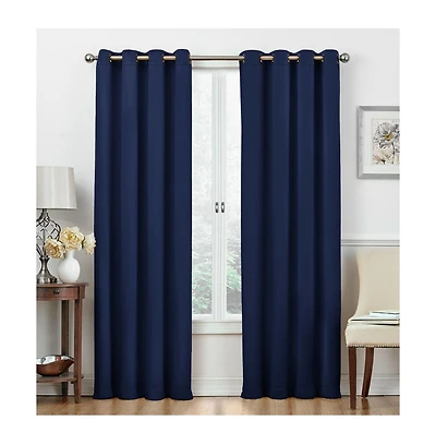 GoodGram 2 Pack: Hotel Thermal Grommet 100% Blackout Curtains