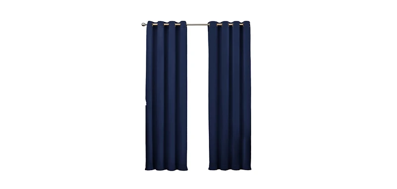 GoodGram 2 Pack: Hotel Thermal Grommet 100% Blackout Curtains