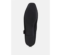 Albi Patent Toe Cap Tweed Mary Janes Women